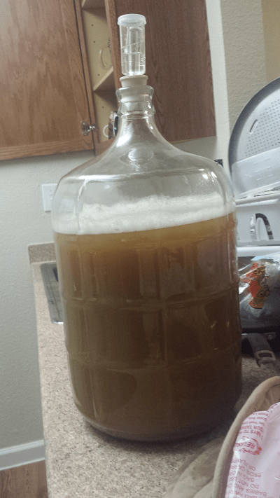 my latest homebrew beer